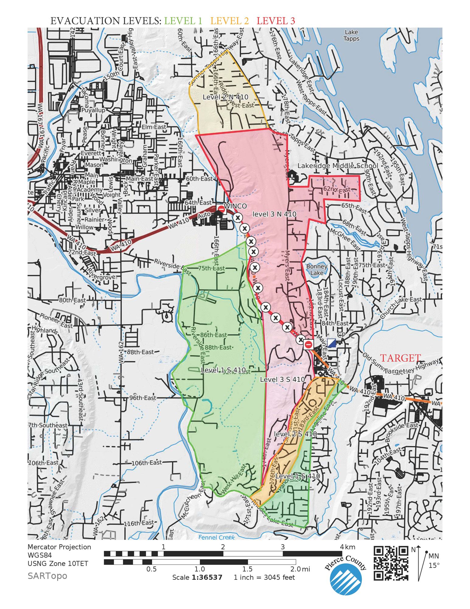 Sumner Grade Fire archived maps City of Bonney Lake